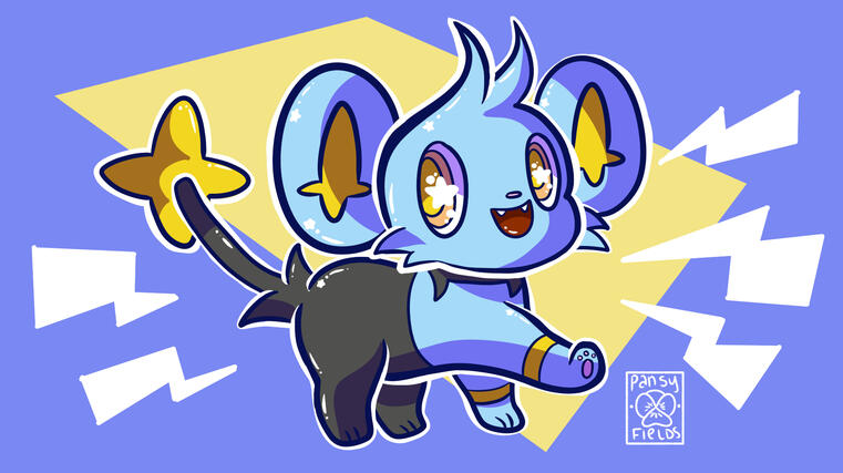 Shinx Pokemon commission example